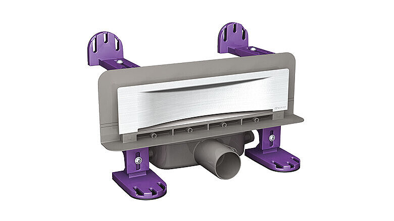 Wandablauf Scada mit Blende Wave Wandablauf Scada mit Blende Wave